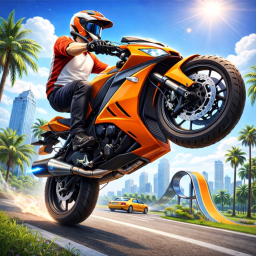 Real City Bikes 레이싱 게임 로고